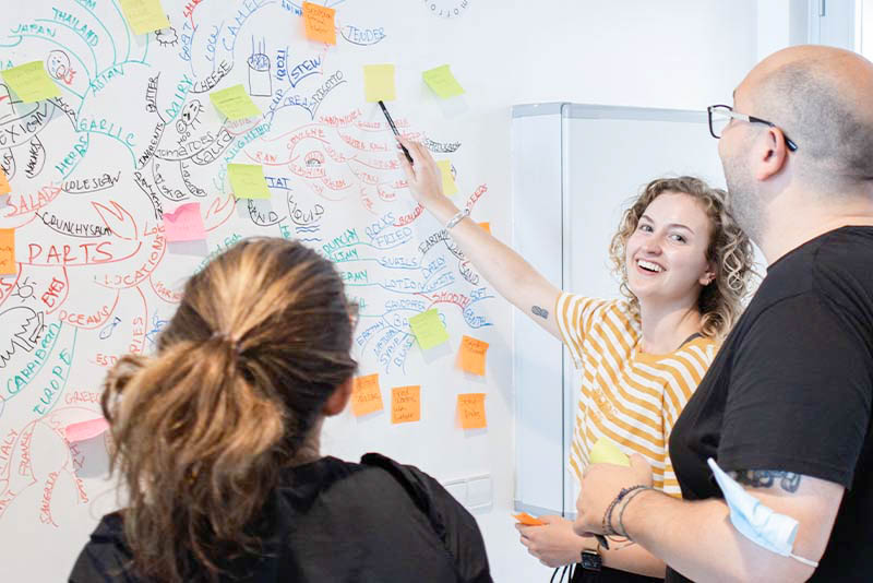 Creativity and Innovation CIB Students in a creativity and innovation workshop at the Culinary Institute of Barcelona