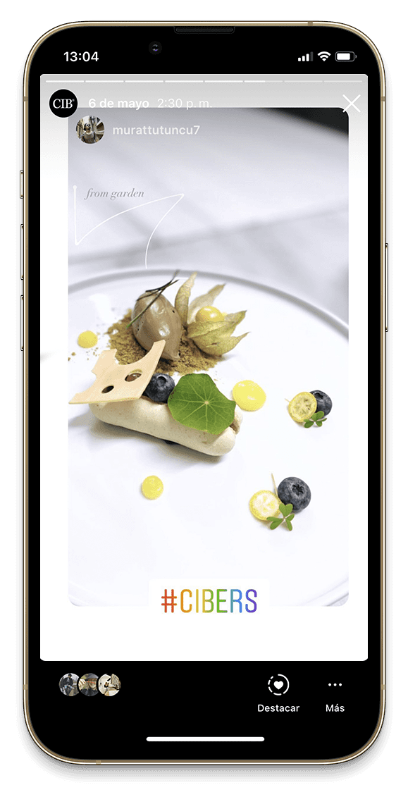 CIB postre alta cuina Postre 'alta cuina realitzat per un estudiant del Culinary Institute of Barcelona