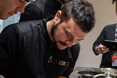 Student to become an expert chef in molecular cuisine CIB Chef specializing in barbecue and fire cooking at the Culinary Institute of Barcelona